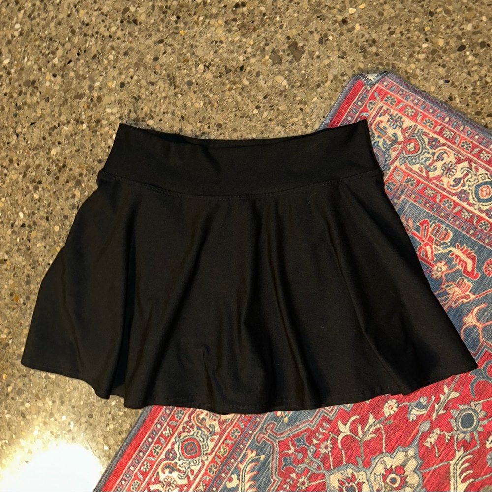 old navy cloud knit circle skort tennis skirt large gray